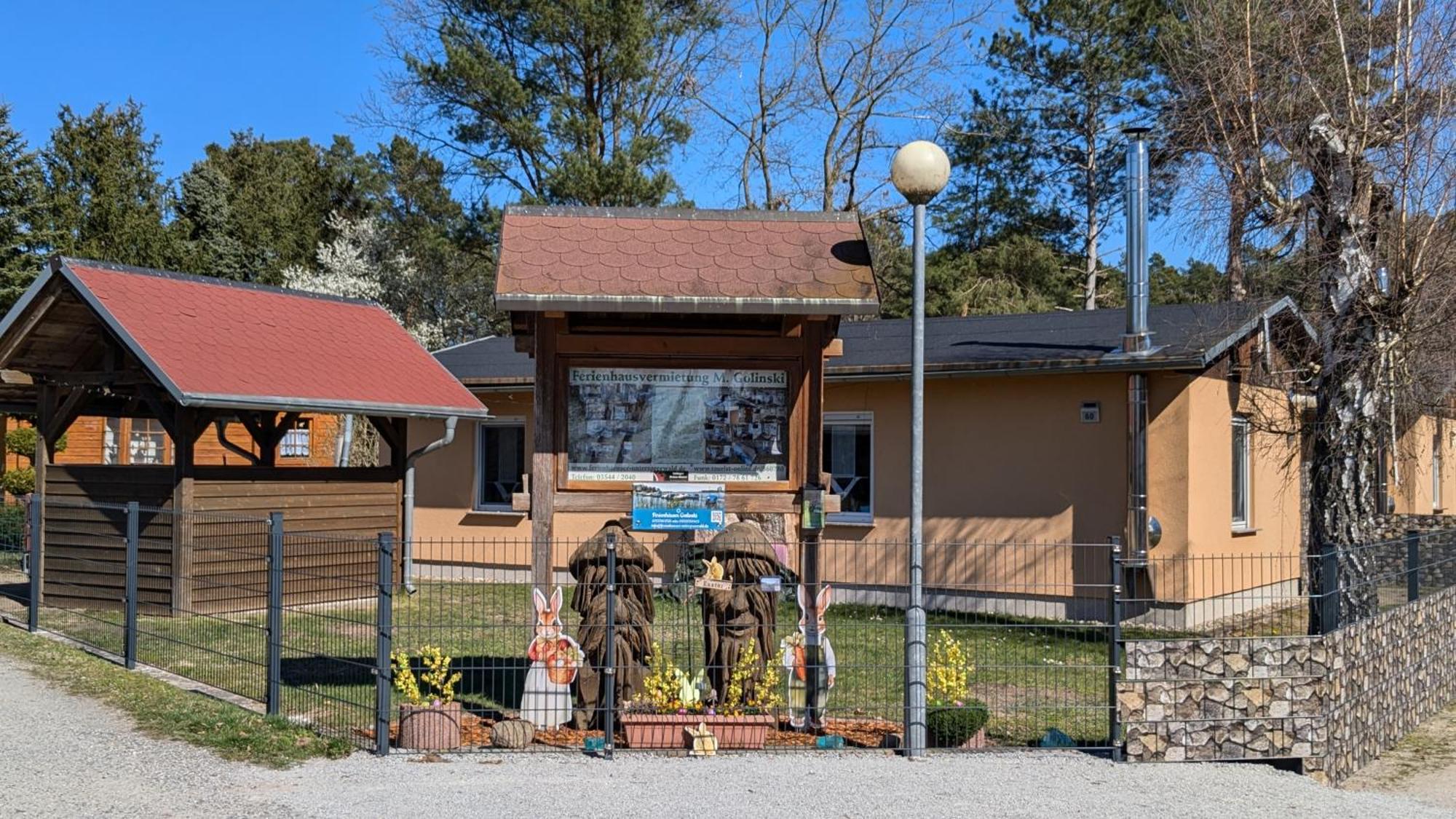 Spreewaldhaeuser Golinski Mit Kamin Am Neuendorfer See Alt Schadow Exterior foto