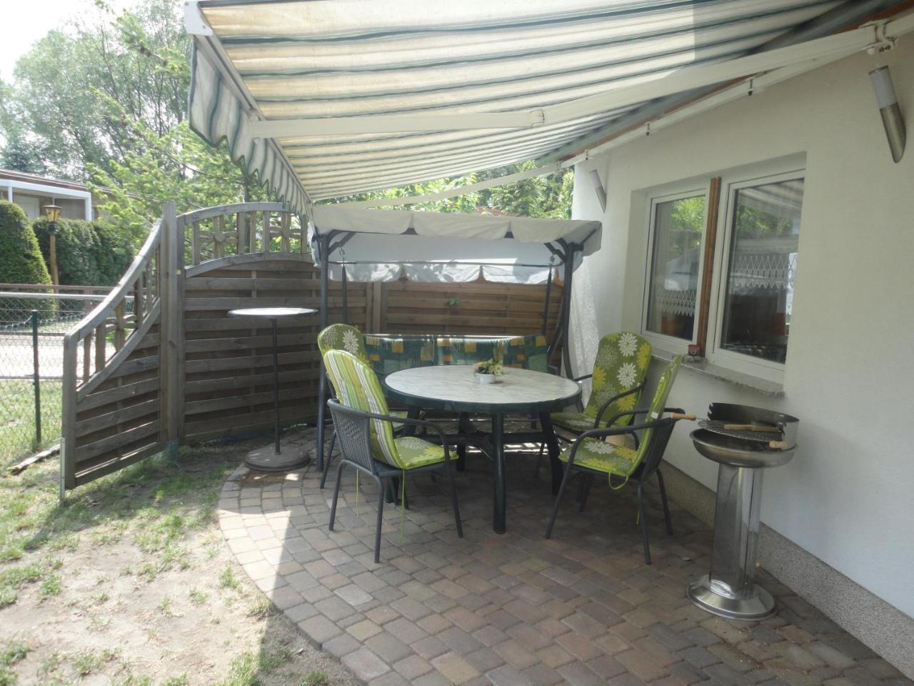 Spreewaldhaeuser Golinski Mit Kamin Am Neuendorfer See Alt Schadow Exterior foto